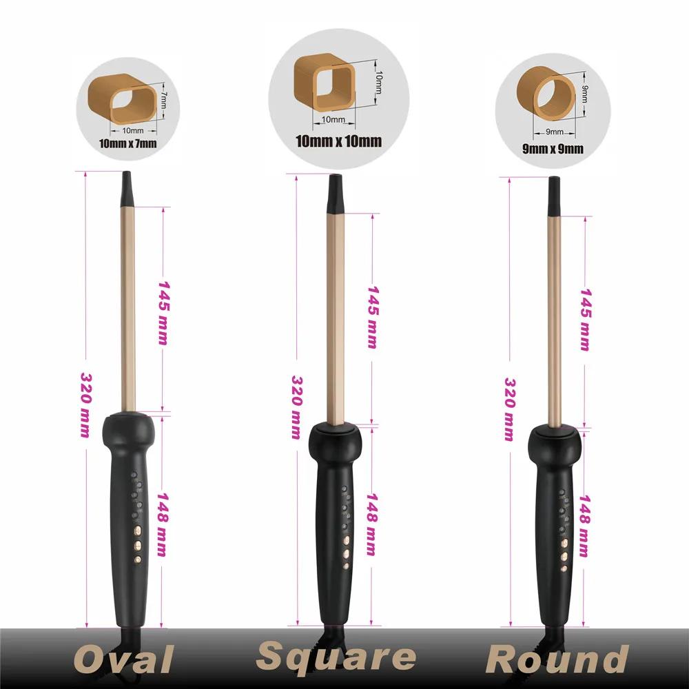 9mm Super mince MCH boucles serrées baguettes baguette Ringlet Afro bigoudi fer à friser