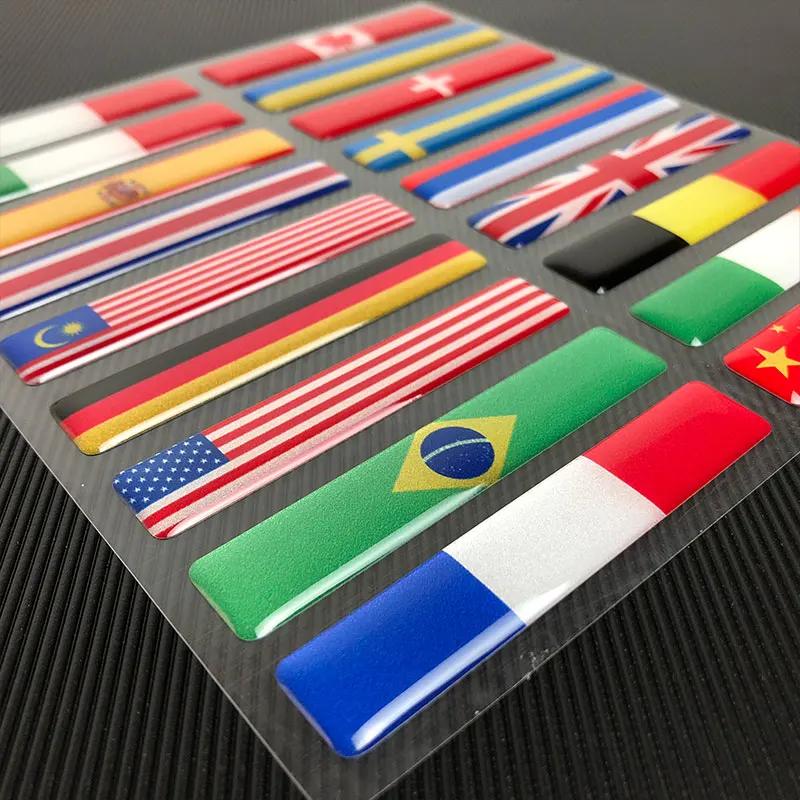 Autocollant drapeau National réfléchissant 3D, accessoires de moto, autocollant de voiture, britanni