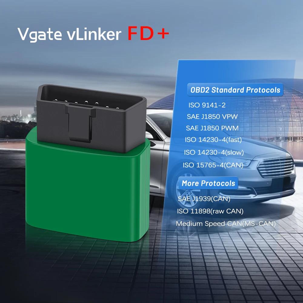 Vgate vLinker FD ELM327 FORScan Pour Ford wifi Bluetooth 4.0 OBD2 Diagnostique de Voiture Auto Outil