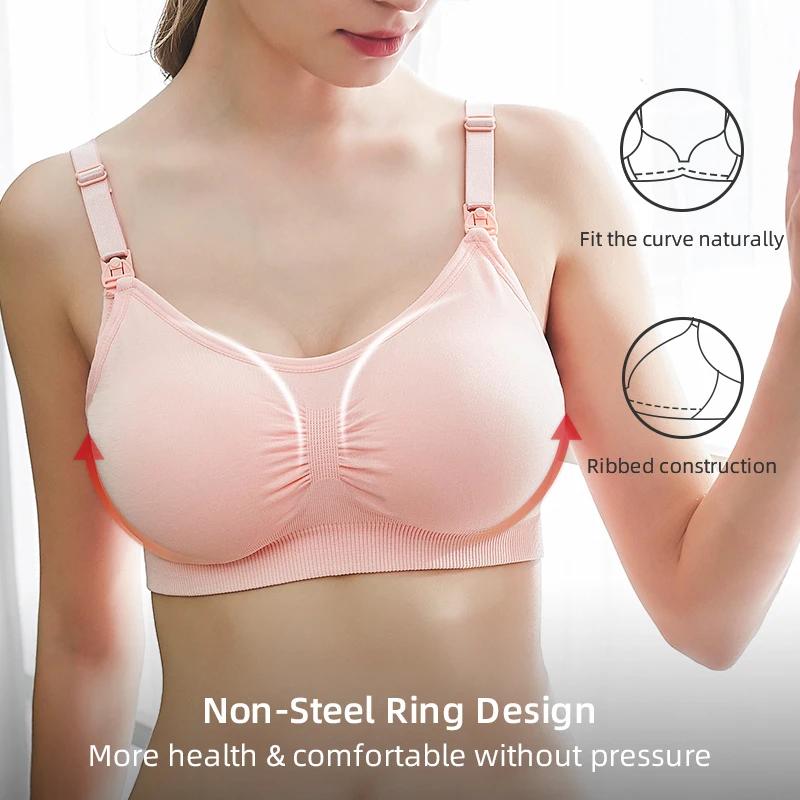 Soutien-gorge d'allaitement grande taille de haute qualité, sous-vêtements d'allaitement respirants 