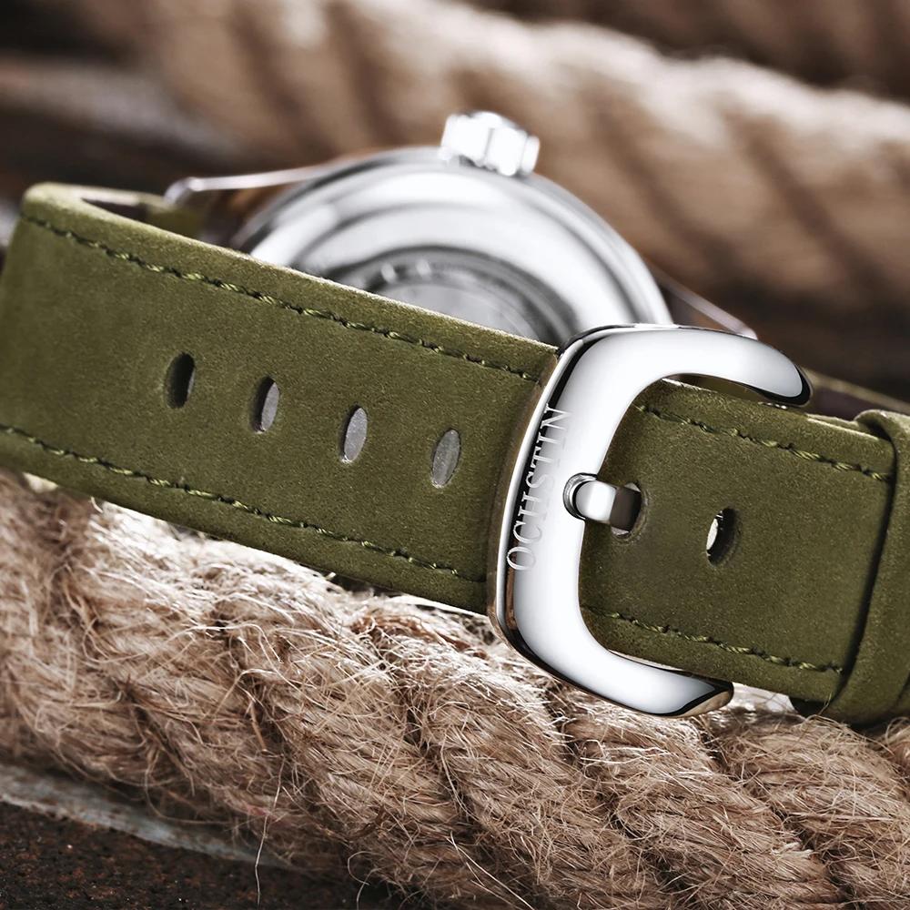 OCHSTIN hommes montre mécanique automatique de luxe tenue décontractée militaire Sports de plein air