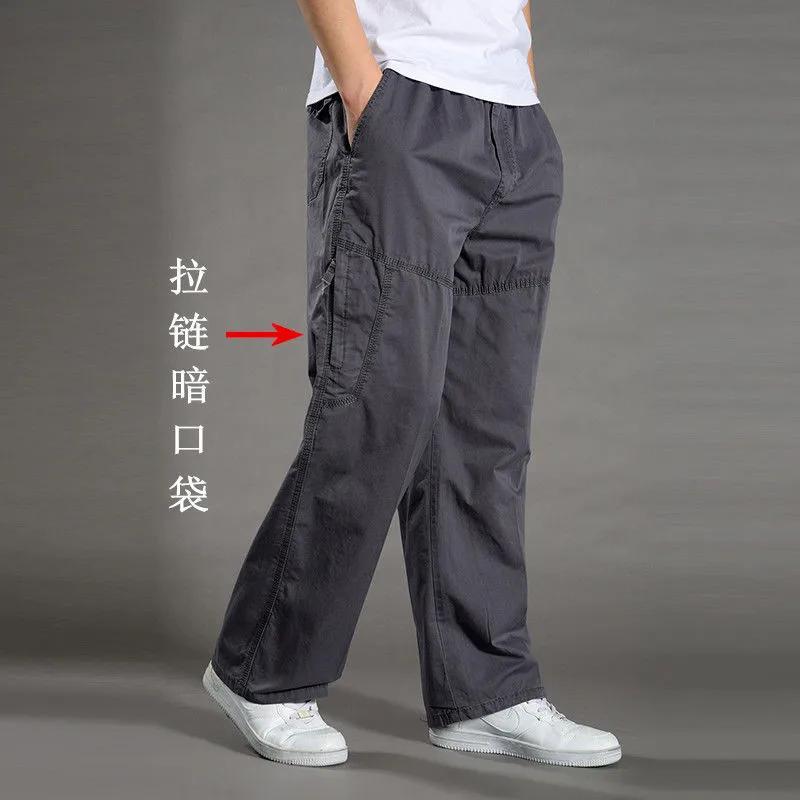 Pantalon Cargo homme été printemps coton vêtements de travail nouveau en grande taille 6XL décontrac
