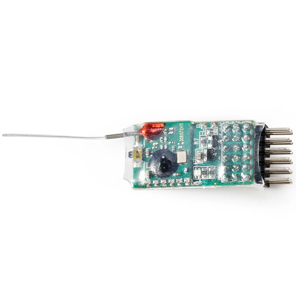 DUMBORC-Récepteur de voiture RC X6FG 2.4G 6CH, système de contrôle radio récepteur pour émetteur Dom