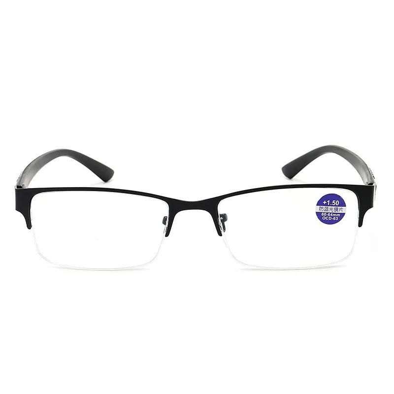 Nouvelle tendance lunettes de lecture lunettes de lecture hommes et femmes haute qualité demi-montur