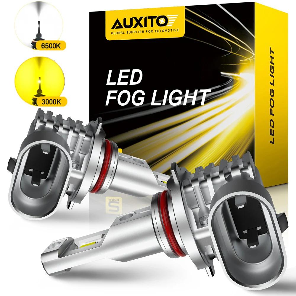 AUXITO 2x2000LM H8 H11 H16JP H10 ampoule LED antibrouillard Canbus sans erreur 6500K blanc 3000K dor