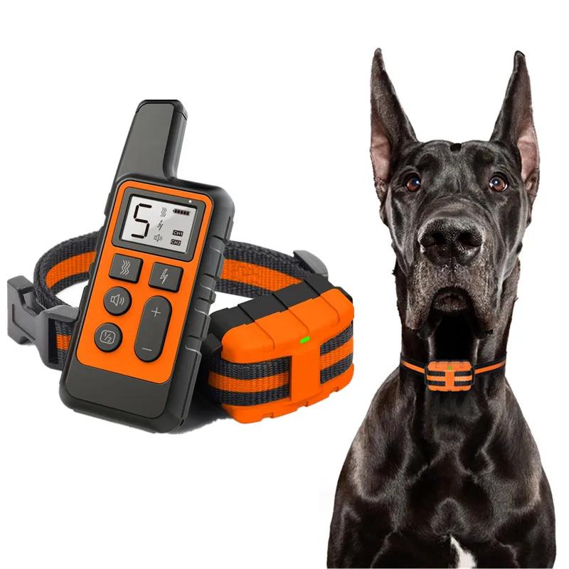 Nouveau collier de dressage pour chien étanche 500m télécommande pour animaux de compagnie Rechargea