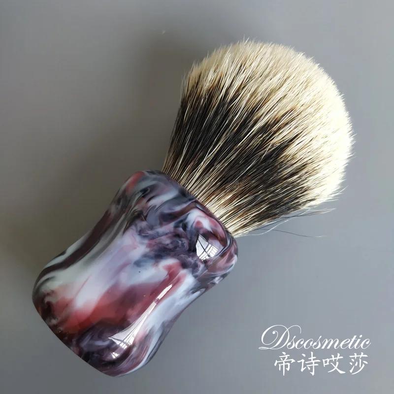 Dscosmetic – brosse de rasage dense à 2 bandes, 26mm, avec une bonne colonne vertébrale