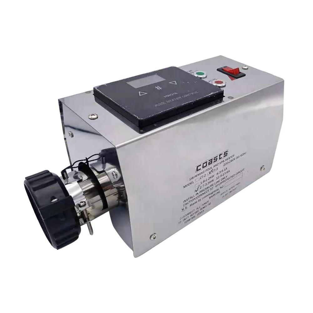 Chauffe-eau électrique pour piscine et spa, baignoire chauffante, thermostat, accessoires de piscine