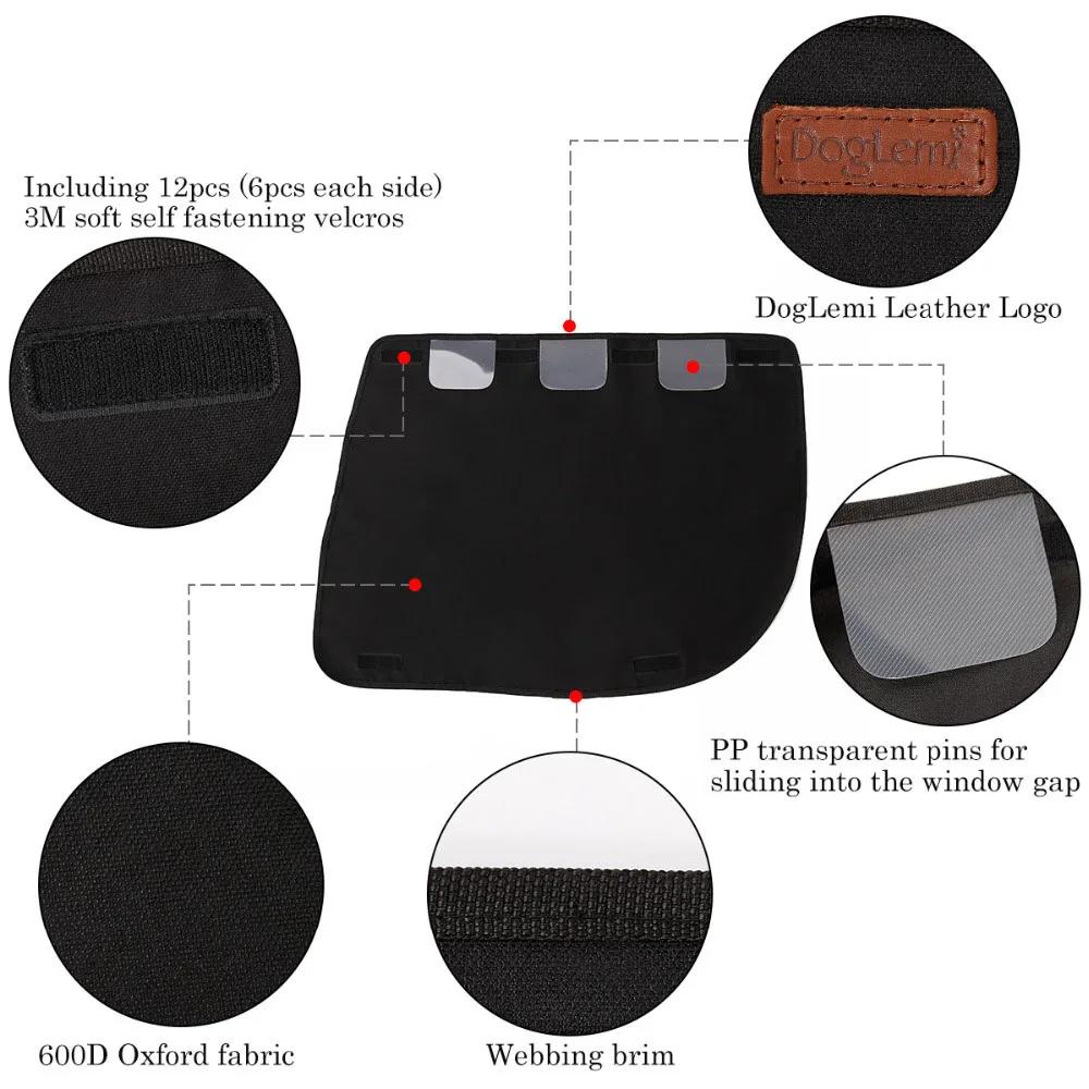 Couverture de porte de voiture pour chien, 2 pièces/paquet, tapis de Protection imperméable en tissu