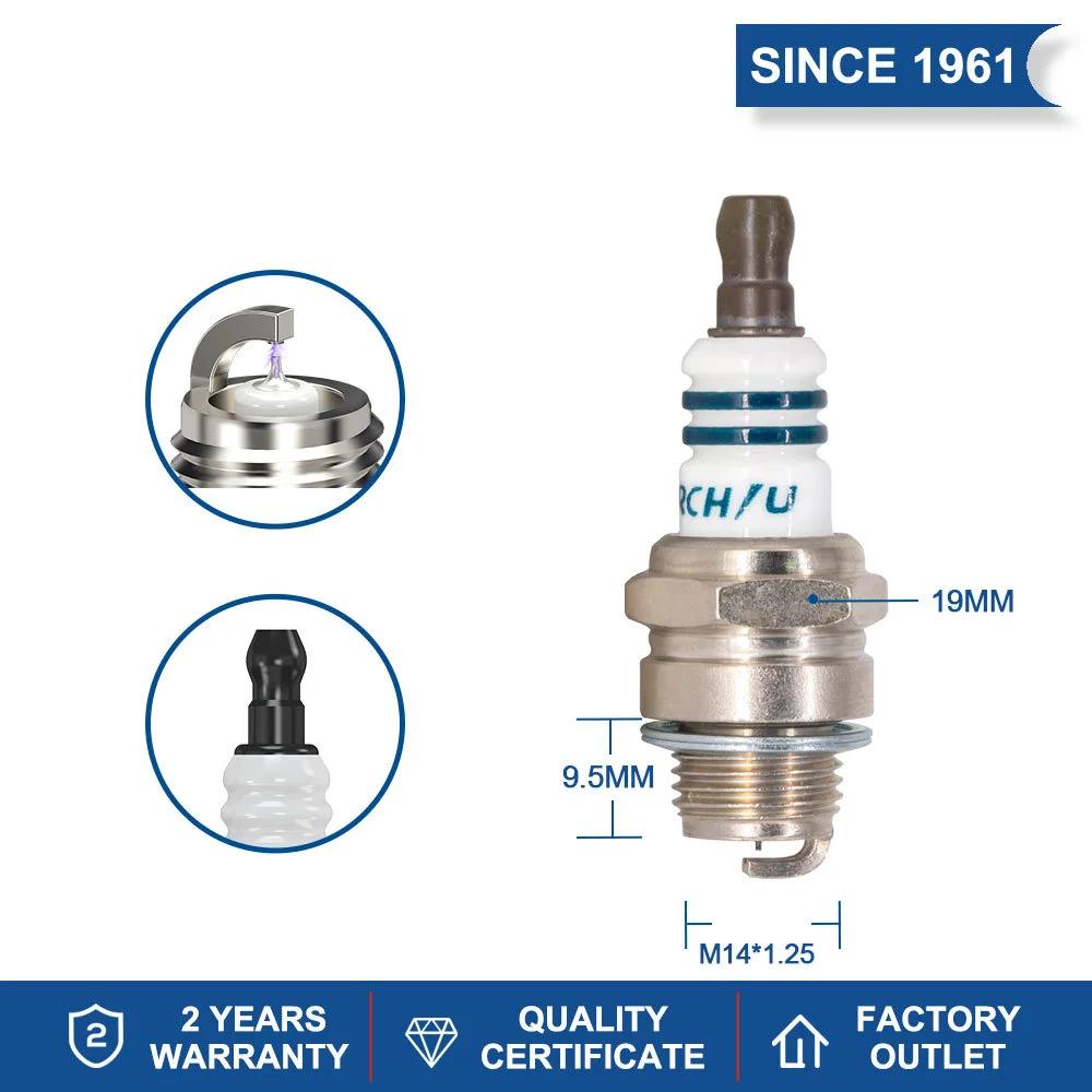 Bougie BMR7A/BM7A, torche de remplacement, marque Iridium Bujia, rainure en U, petit moteur L7RIU, 2