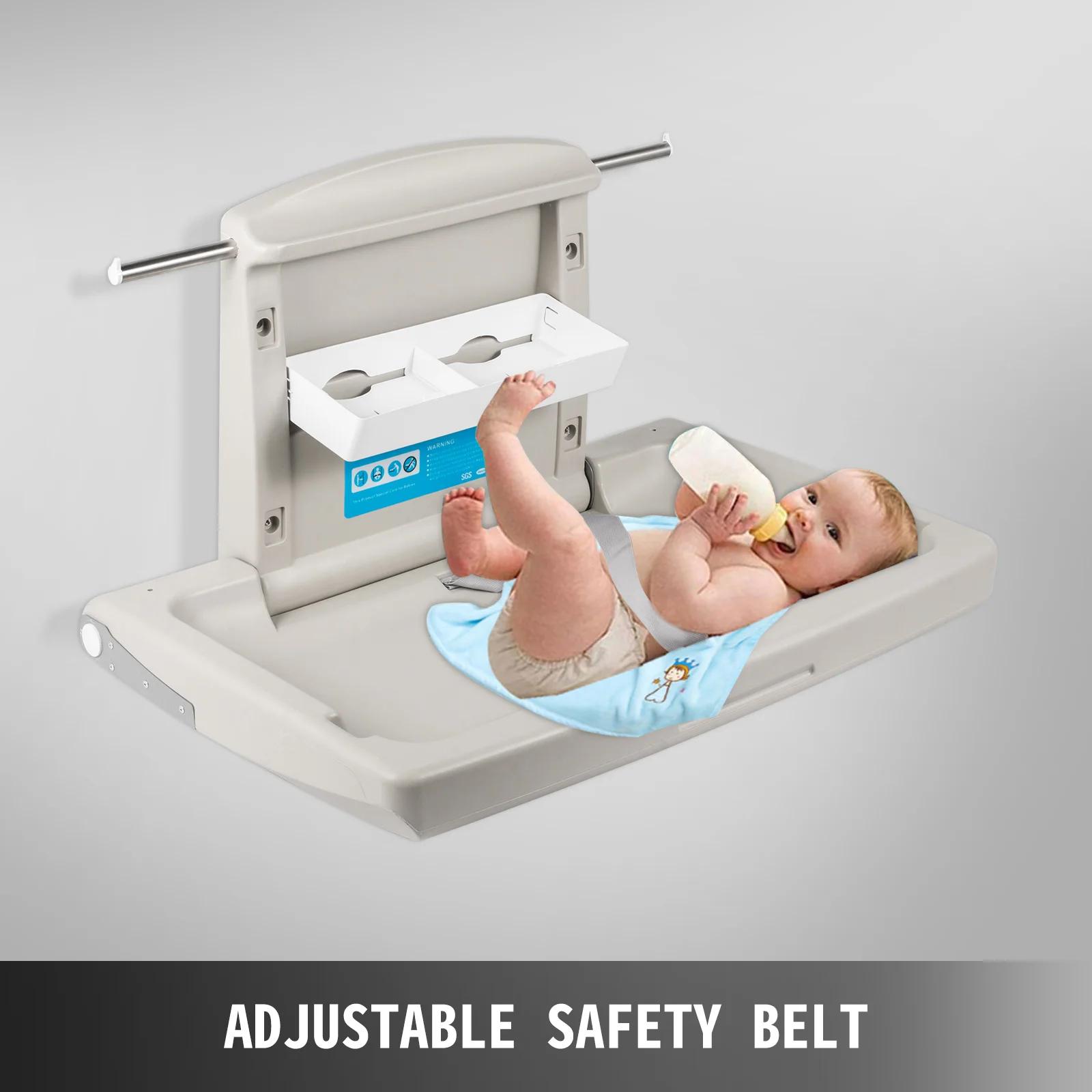 SucceBuy Station à langer pour bébé, support mural Commercial, Table à langer pliable, toilettes ver
