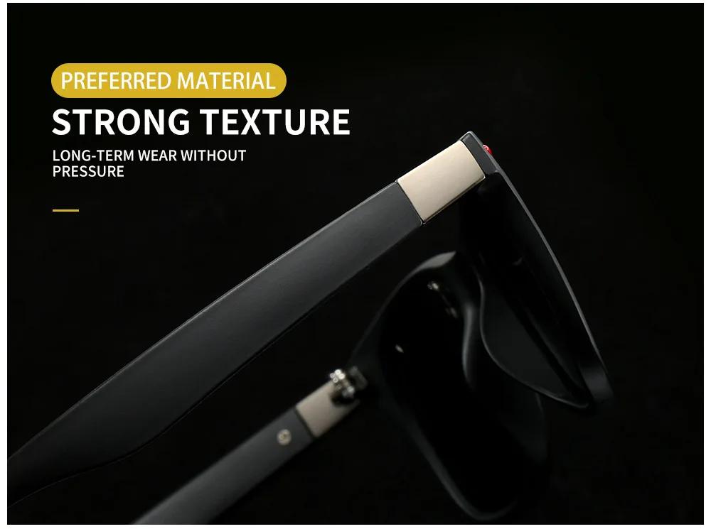ZXWLYXGX classique lunettes De soleil polarisées hommes femmes marque Design conduite cadre carré lu