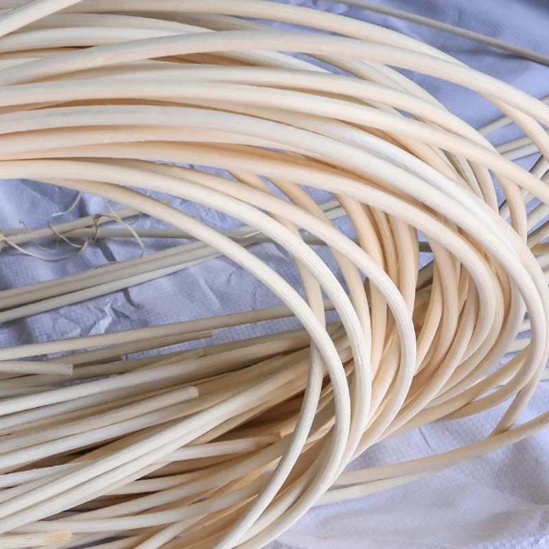 Bâton de canne à noyau en rotin naturel indonésien, diamètre rond de 10 mètres, meubles de maison, c