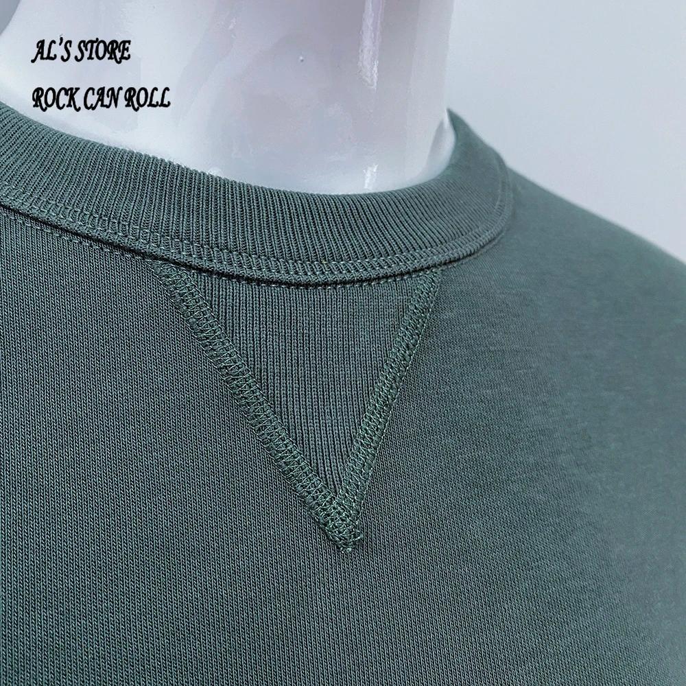 AL6163 Super qualité lourd épais pull homme grand confortable Flexible 400g 14.1oz coton chemise cha