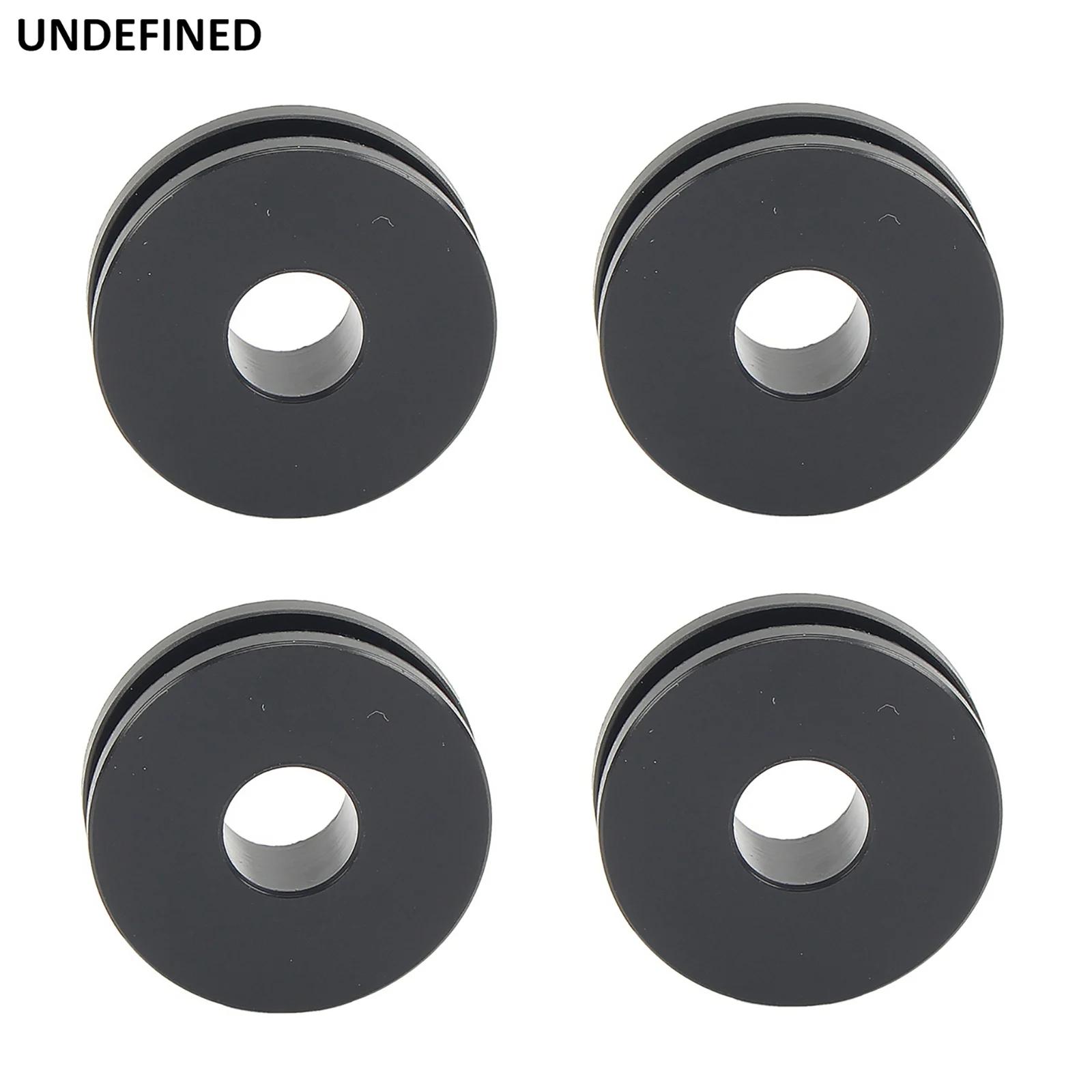 Oeillets de bague de montage de pare-brise, accessoires de moto en plastique POM noir pour Harley He