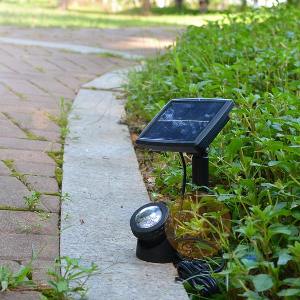 Lampes solaires imperméables, décoration de piscine Submersible pour jardin extérieur, lampe de pays