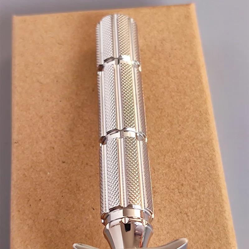 Dscosmetic Destroyer 316L manche de rasoir de sécurité en acier inoxydable