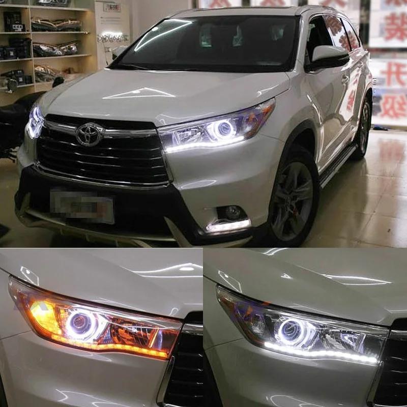 1 paire de feux de jour LED DRL coulants, bande LED séquentielle et Flexible, clignotant DRL pour fe