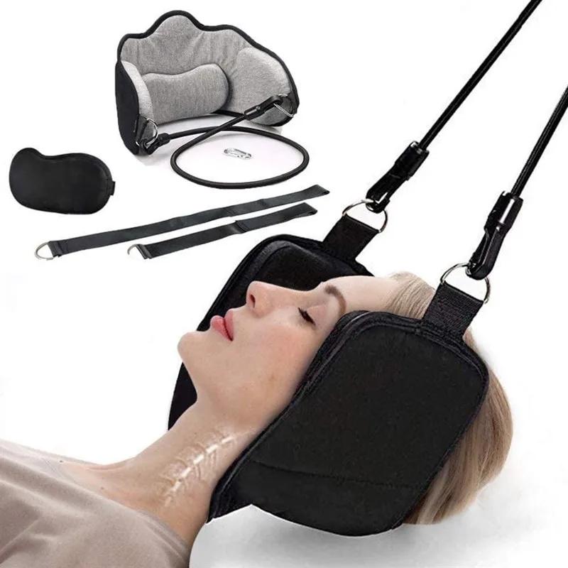 Hamac avec support pour masseur de Traction du cou, cervicales pour réduire la douleur au cou, Relax