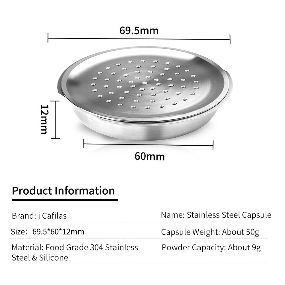 capsules senseo Capsules de café réutilisables en acier inoxydable 304, filtre adapté au système Sen
