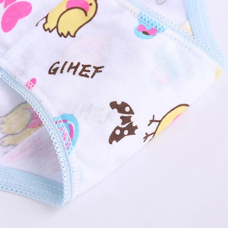 12 pièces/lot culottes en coton filles enfants slips courts sous-vêtements pour enfants enfant dessi