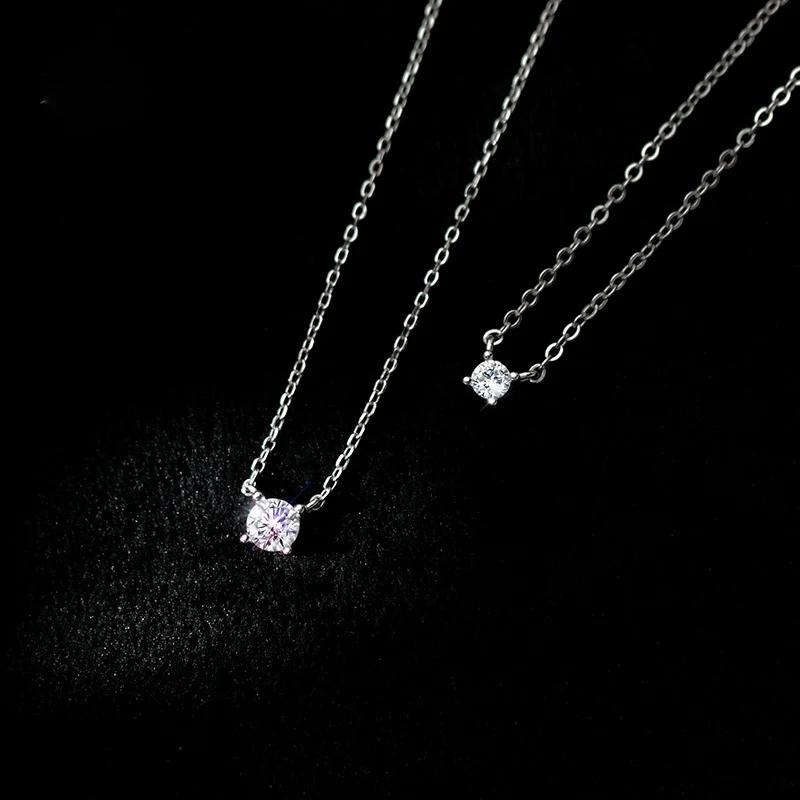 La Monada-Collier Minimaliste en Argent Fin 4.8 pour Femme, Bijoux de Cou à la Mode, Pmot925, 38 + 9