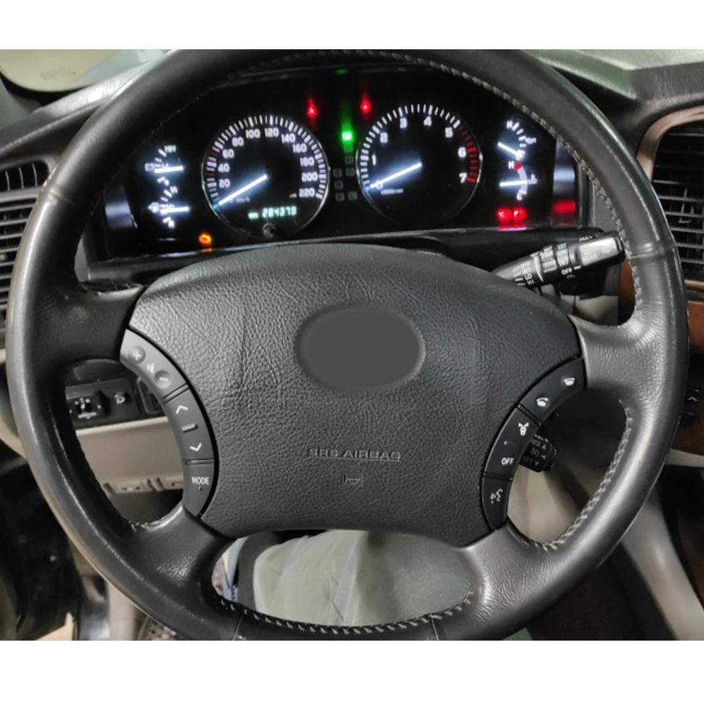 Lèvent de commande au volant de voiture multifonctions, boutons de style pour Toyota Land Cruiser, P