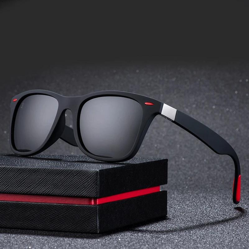ZXWLYXGX classique lunettes De soleil polarisées hommes femmes marque Design conduite cadre carré lu