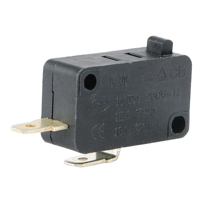 Micro interrupteur à 2 broches pour four à micro-ondes, 16a 250V, Micro interrupteur pour Machine à 