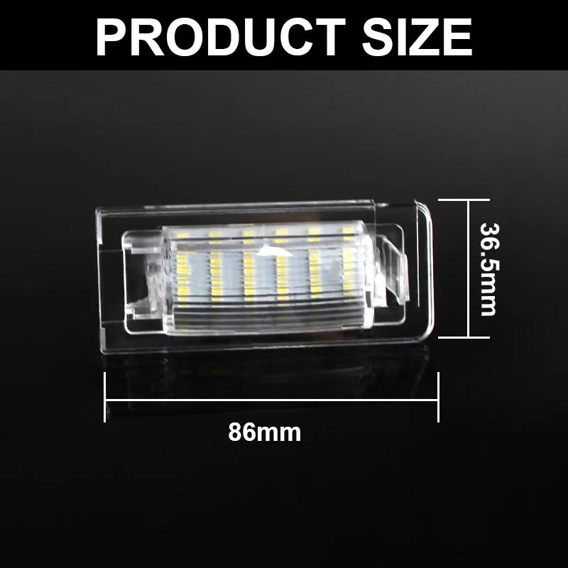 Lampe de plaque de planificateur de numéro LED Canbus, remplacement de la lampe OEM, 8N0943021A, 8N0