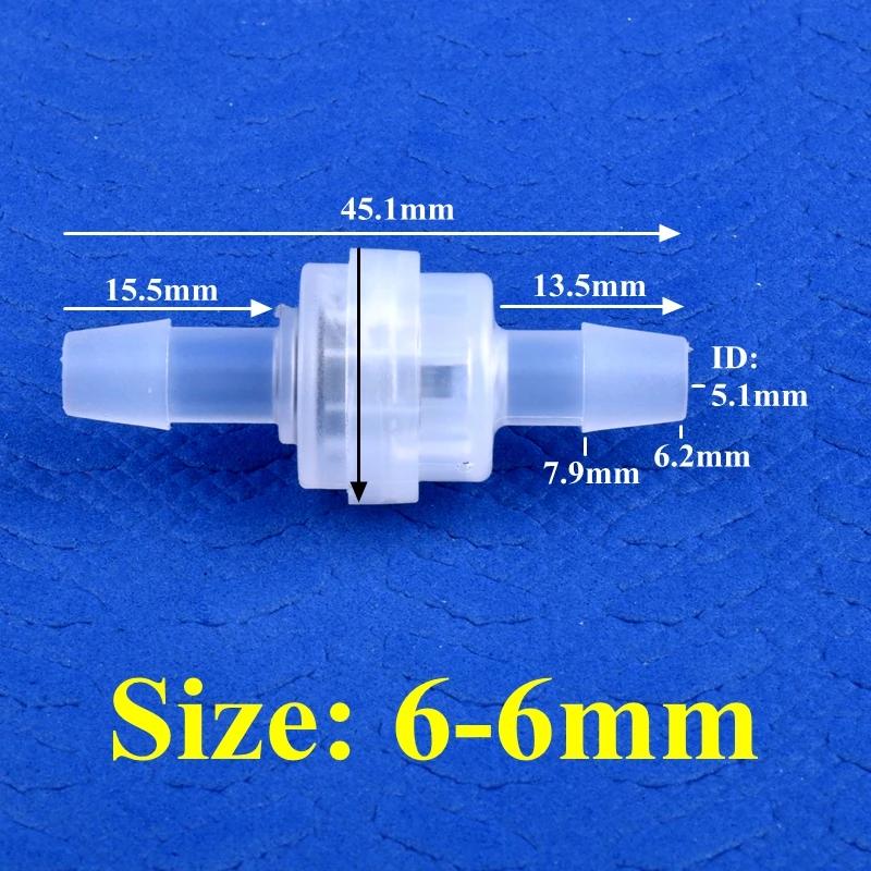 Valve de contrôle exquise PP, 1 à 100 pièces, 5 ~ 8mm, tuyau d'arrosage goutte-à-goutte, Valve anti-