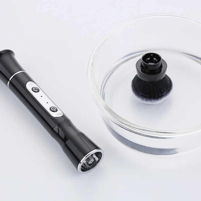 Pinceau de maquillage rotatif automatique, pinceau de maquillage électrique, fard à joues liquide et