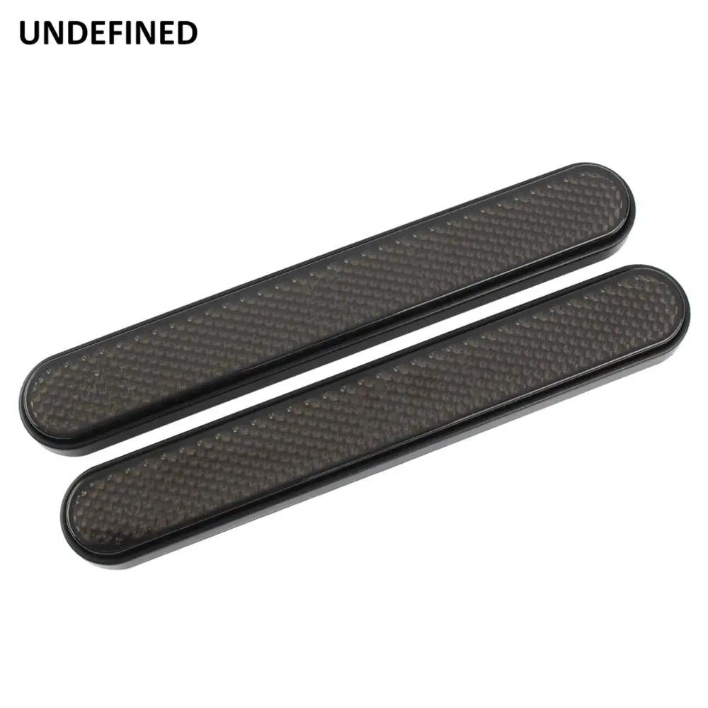 Réflecteur universel de moto pour Harley Sportster Dyna, couvercle de loquet de sacoche rectangulair