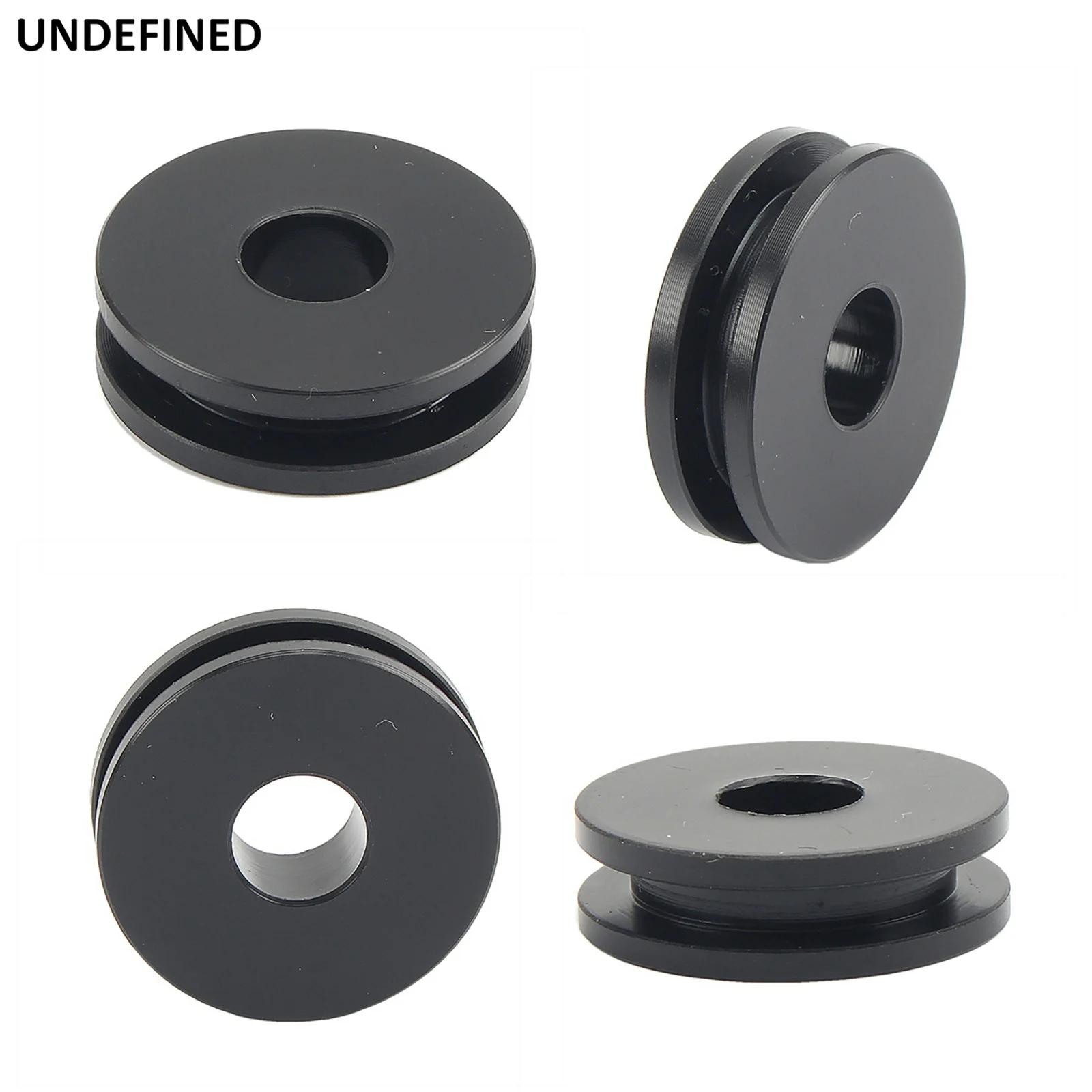 Oeillets de bague de montage de pare-brise, accessoires de moto en plastique POM noir pour Harley He