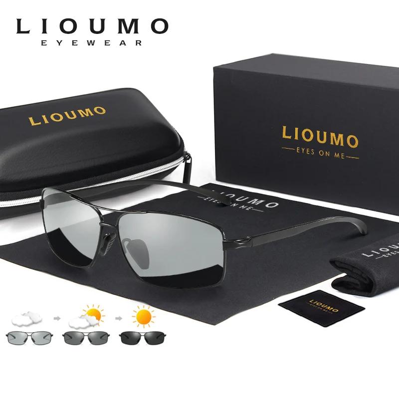 LIOUMO – lunettes de soleil polarisées pour hommes et femmes, photochromiques, de conduite, de quali