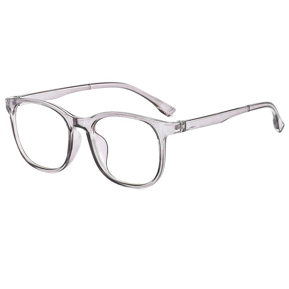 Lunettes d'ordinateur transparentes, monture carrée Anti-lumière bleue pour femmes et hommes, lunett