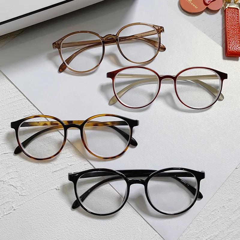 Nouvelles lunettes d'ordinateur anti-lumière bleue pour femmes et hommes, monture PC, lunettes ronde