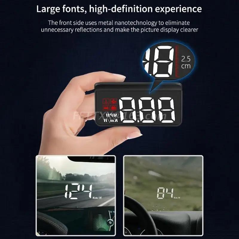 Affichage tête haute HUD M3, nouveau modèle de voiture OBD2, avertissement de survitesse, pare-brise