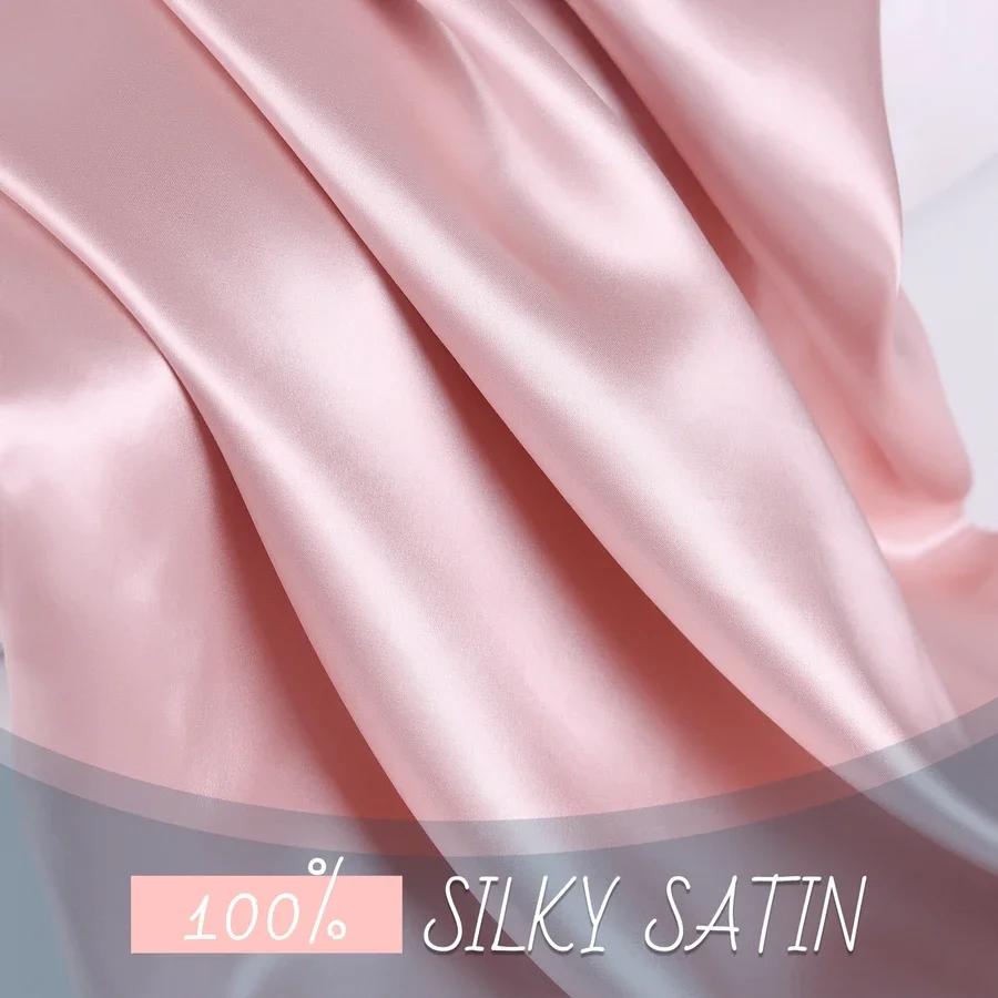 Juwensilk– taie d'oreiller en soie naturelle, taie d'oreiller en soie mûre, tache soyeuse, standard 