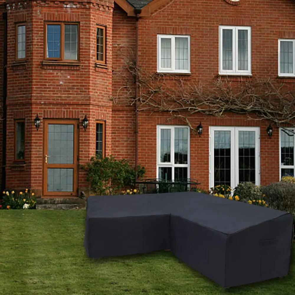Meilleure housse de meubles de jardin en forme de L, housses tout usage, ensemble de meubles de jard
