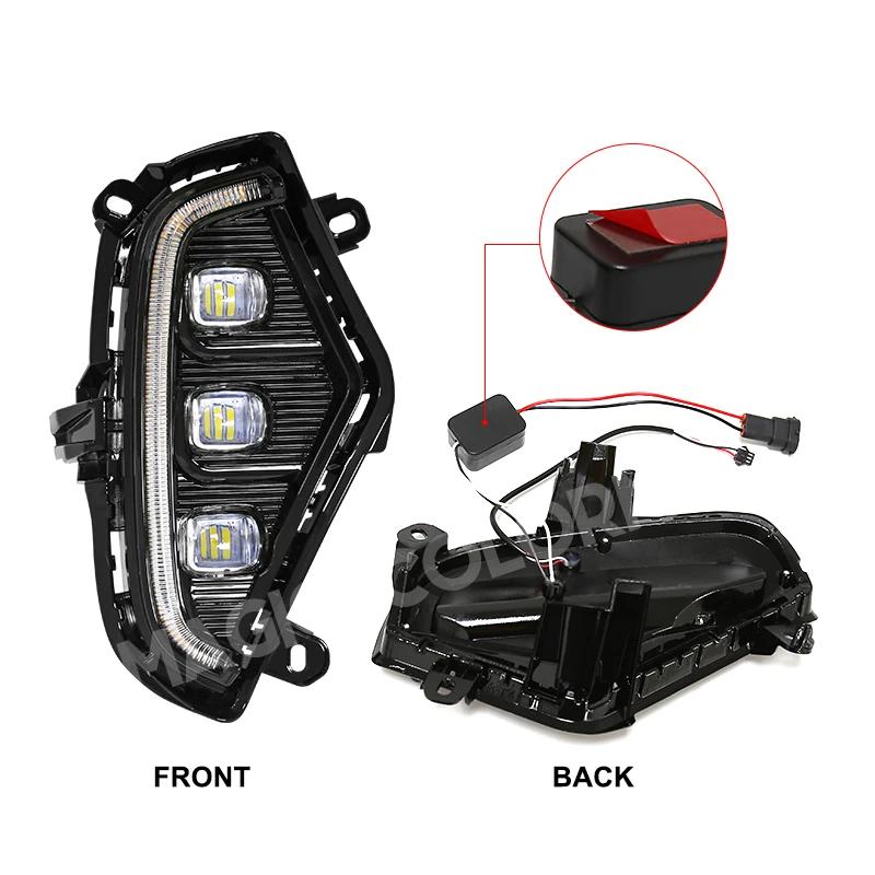 Feu de jour DRL Led antibrouillard Toyota RAV4 2019 2020 2021, clignotant, accessoires