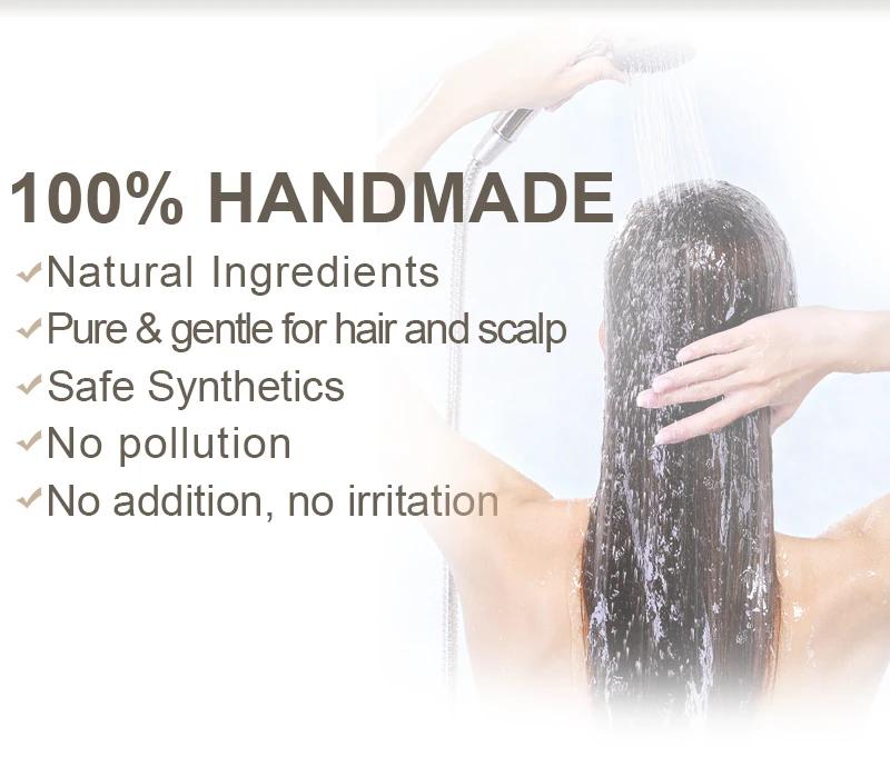 PURC-Shampooing bio Regina Vegan, 7 types, fait à la main, froid, ZEReLabels, pour cheveux brillants