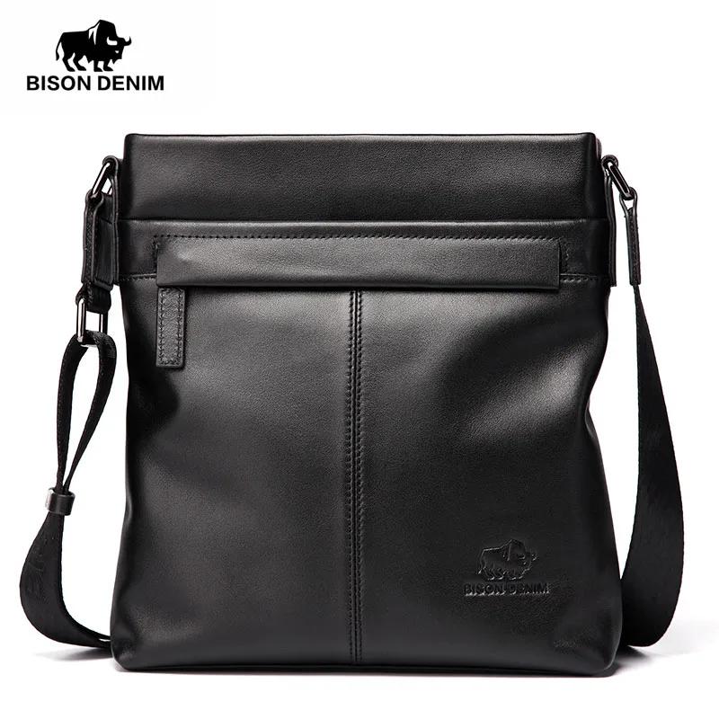 Bagressions DENIM-Sac à Bandoulière en Cuir group pour Homme, Sacs Messenger Décontractés, Cuir de V
