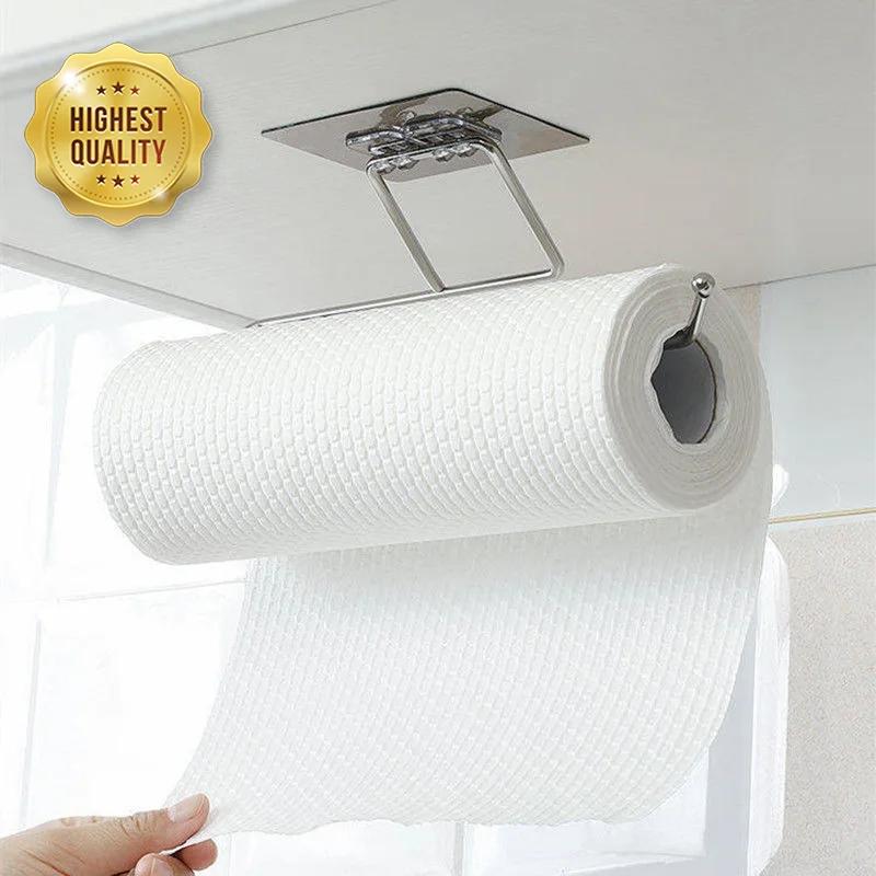 1/2pcs Porte-Papier Hygiénique Suspendu pour Salle de Bain et Cuisine, Porte-Mouchoirs, Porte-Servie