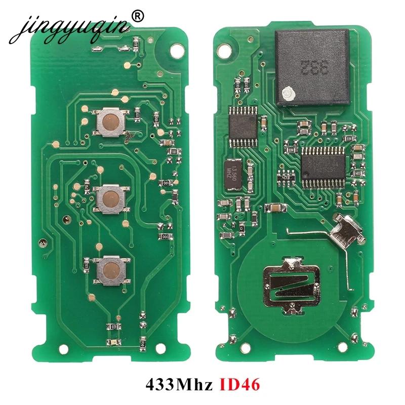 Jingyuqin 3 boutons Smart télécommande clé Fob FSK 433MHz ID46 ID47 puce pour Mitsubishi Lancer Outl