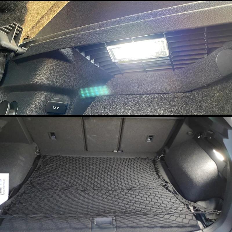 Lumières LED contrastées pour coffre à bagages, lumières de coffre, 12V, VW Caddy, Eos, Golf, Jetta,