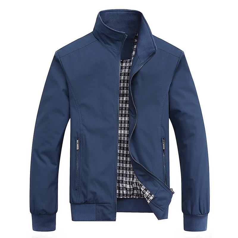 2025 printemps automne décontracté solide mode mince Bomber veste hommes pardessus nouveauté vestes 
