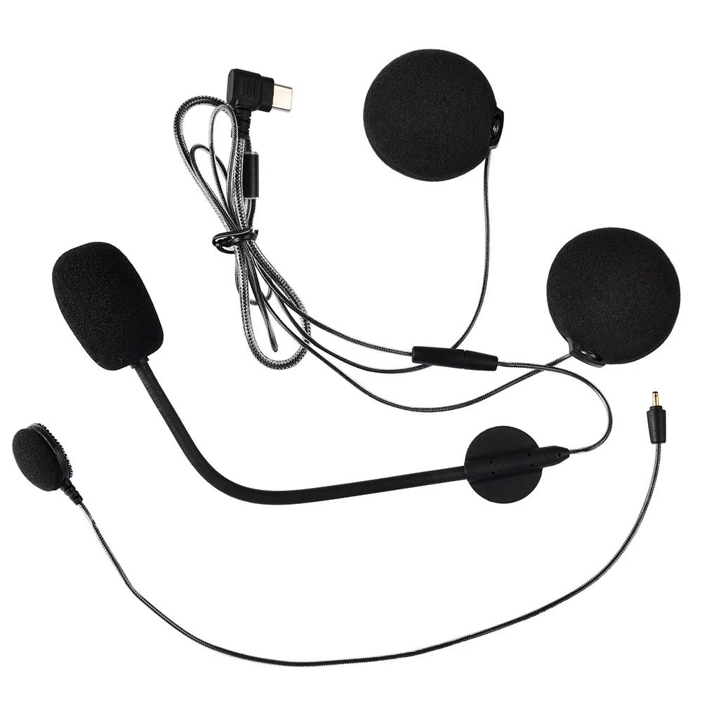 Ecouteur Haut-parleur Microphone avec Clip de fixation pour Fodsports M1-S Plus,M1-S Air Casque de m