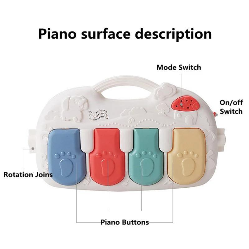 Tapis de jeu pour bébé, support de musique, tapis de jeu pour enfant, Puzzle, clavier de Piano, tapi