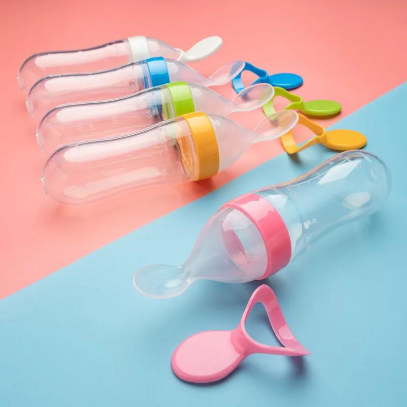 cuillere bebe vaisselle enfant couverts enfant cuillere bebe silicone biberon cuillère bébé Biberon 